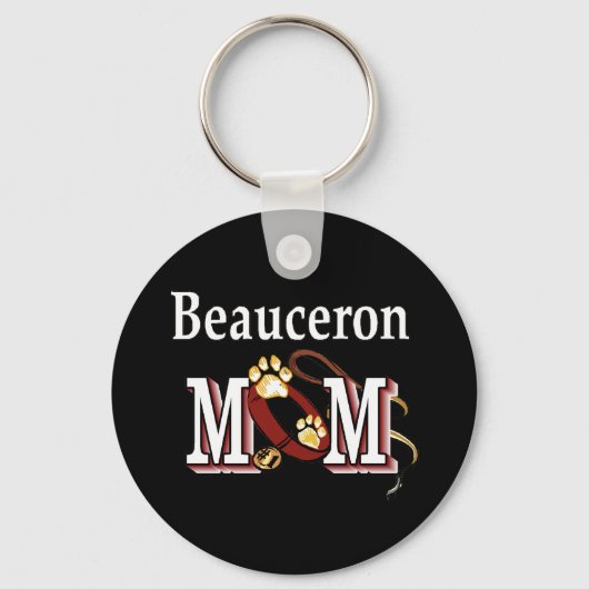 Beauceron Dog MOM Sleutelhanger (Voorkant)