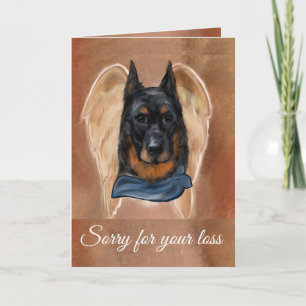 Beauceron Feestdagen Kaart