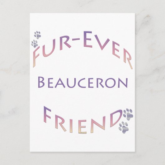 Beauceron Furever Briefkaart (Voorkant)