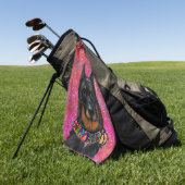 Beauceron Golfhanddoek (Groen)