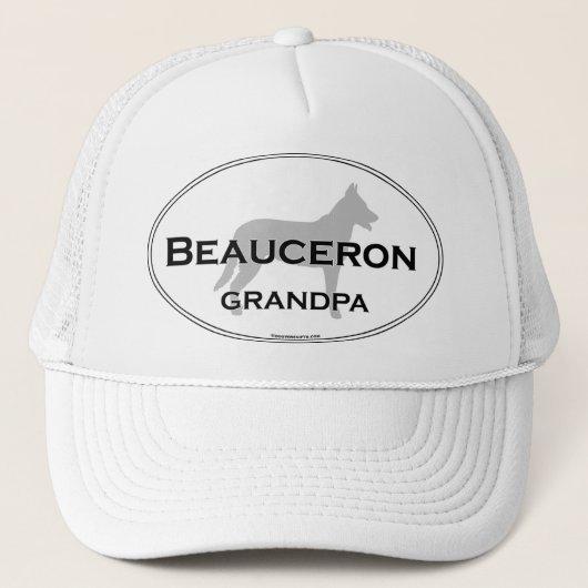 Beauceron Grandpa Trucker Pet (Voorkant)