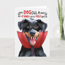 Beauceron Hond Grappig Count DOGcula Halloween
