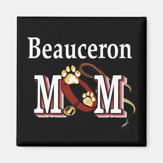 Beauceron hond MOEDER Magneet (Voorkant)