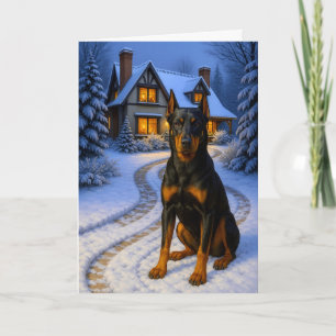 Beauceron Kerstkaart Feestdagen Kaart