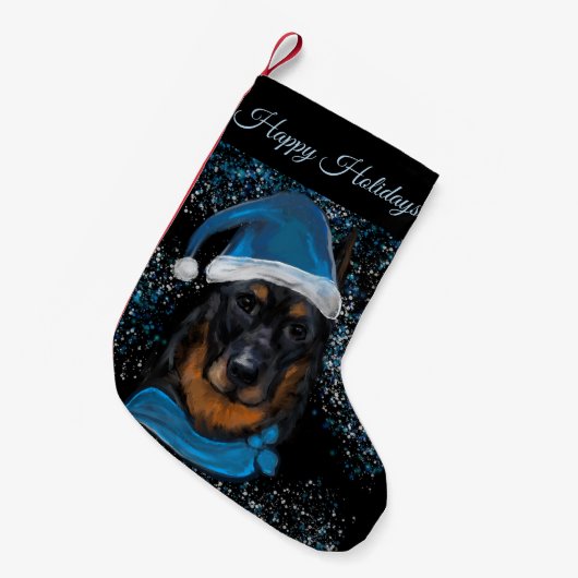 Beauceron Kleine Kerstsok (Voorkant (Hangend))