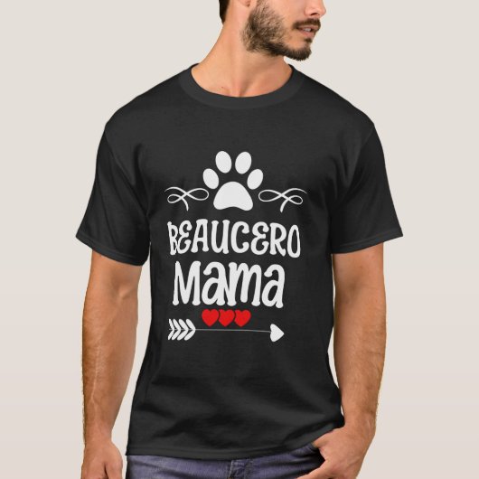 Beauceron Mama Beauceron voor Moederdag Kerstmis T-shirt (Voorkant)