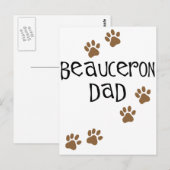 Beauceron Pa Briefkaart (Voorkant / Achterkant)