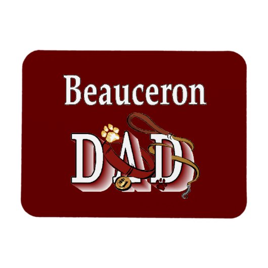 Beauceron Pa Magneet (Horizontaal)