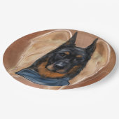 Beauceron Papieren Bordje (Gekanteld)
