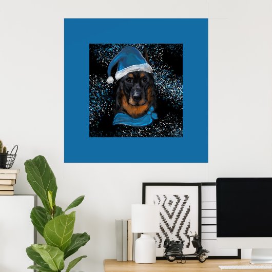 Beauceron Poster (Thuiskantoor)