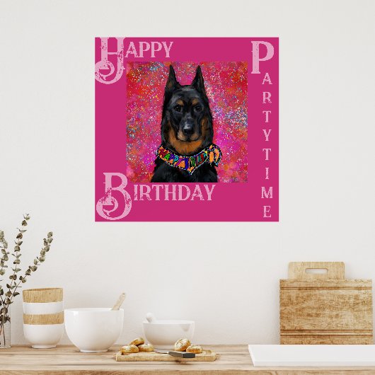 Beauceron Poster (Keuken)