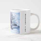 Beauceron Puppy Share a Cup Voeg een naam toe Grote Koffiekop (Rechts)