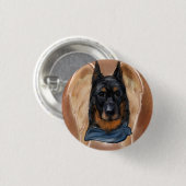 Beauceron Ronde Button 3,2 Cm (Voorkant /achterkant)