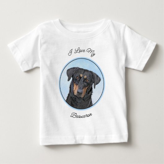 Beauceron-schildering - Kute Original Dog Art (Voorkant)