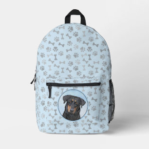 Beauceron-schildering - Kute Original Dog Art Bedrukte Rugzak