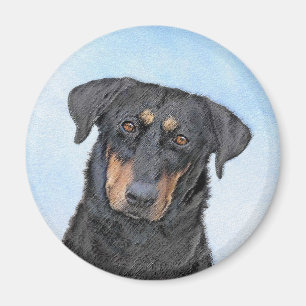 Beauceron-schildering - Kute Original Dog Art Magneet