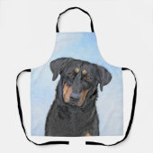 Beauceron-schildering - Kute Original Dog Art Schort (Voorkant)