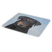 Beauceron-schildering - Kute Original Dog Art Snijplank (Hoek)