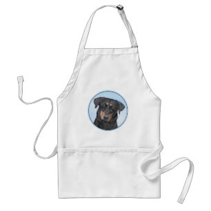 Beauceron-schildering - Kute Original Dog Art Standaard Schort
