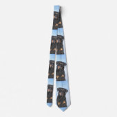 Beauceron-schildering - Kute Original Dog Art Stropdas (Achterkant)