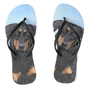 Beauceron-schildering - Kute Original Dog Art Teenslippers