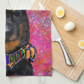 Beauceron Theedoek (Quarter Fold)