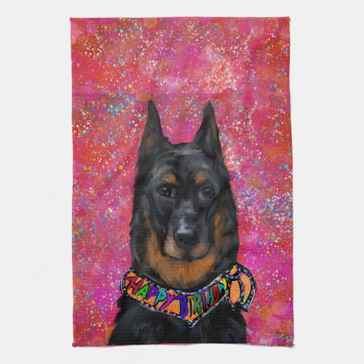 Beauceron Theedoek (Verticaal)