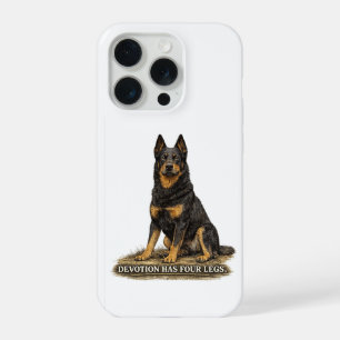 Beauceron – Toewijding Heeft Vier poten Hond iPhone 15 Pro Case