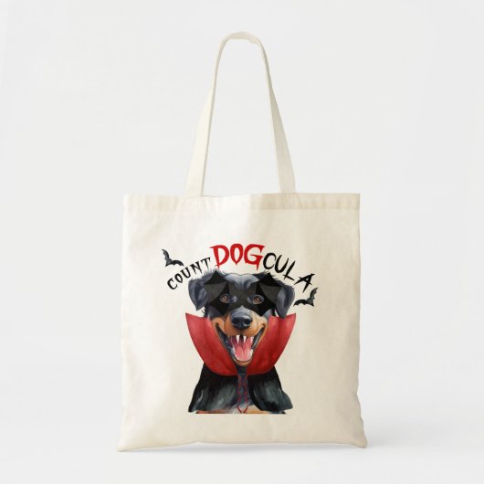 Beauceron Vampire Dog Trick or treat Halloween Tote Bag (Voorkant)