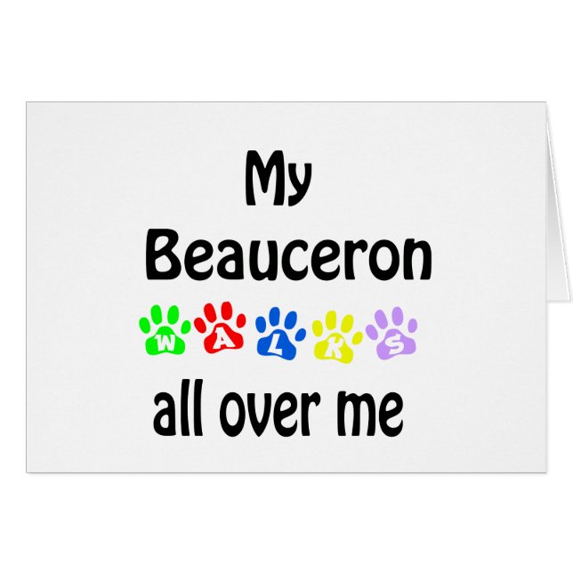 Beauceron wandelingen ontwerp (Voorkant Horizontaal)