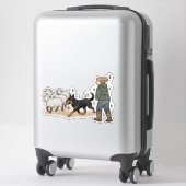 Beauceron - Werk Sticker (Koffer)