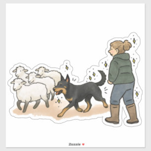 Beauceron - Werk Sticker