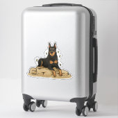 Beauceron - Werk Sticker (Koffer)