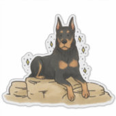 Beauceron - Werk Sticker (Voorkant)