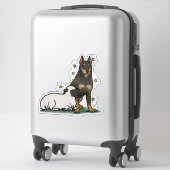 Beauceron - Werkende Autodecal Sticker (Koffer)