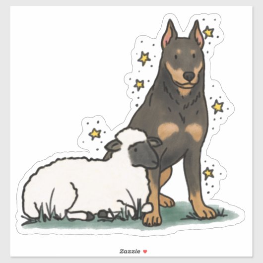 Beauceron - Werkende Autodecal Sticker (Vel)