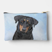 Beauceron Zwart en Tan Schilderen Sheepdog Dog Art Etui (Achterkant)
