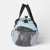 Beauceron Zwart en Tan Schilderen Sheepdog Dog Art Plunjezak (Rechts)