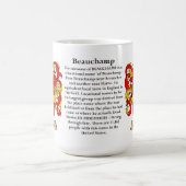 Beauchamp, de Oorsprong, de Betekenis en de rest Koffiemok (Center)