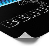 Beauduc Surfstrand Surf Jongen Meisje Poster (Hoek)