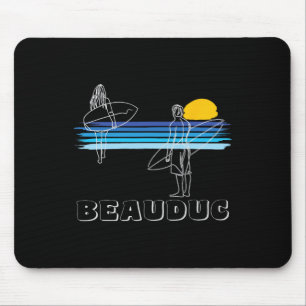 Beauduc Surfstrand Surf Man Meisje Muismat