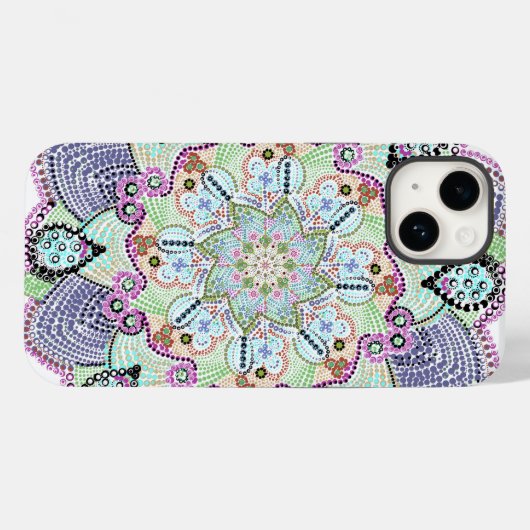 Beauece Garden Doily Mandala Art Case-Mate iPhone Case (Achterkant (horizontaal))