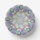 Beauece Garden Doily Mandala Art Papieren Kommen (Voorkant)
