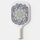 Beauece Garden Doily Mandala Art Pickleball Paddle (Achterkant)