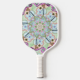 Beauece Garden Doily Mandala Art Pickleball Paddle
