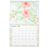 Beauely Girly Flowered Designer Kalender (Feb 2027)