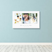 Beauely Wedding Photo Collage Canvas Afdruk (Insitu (Houten vloer))