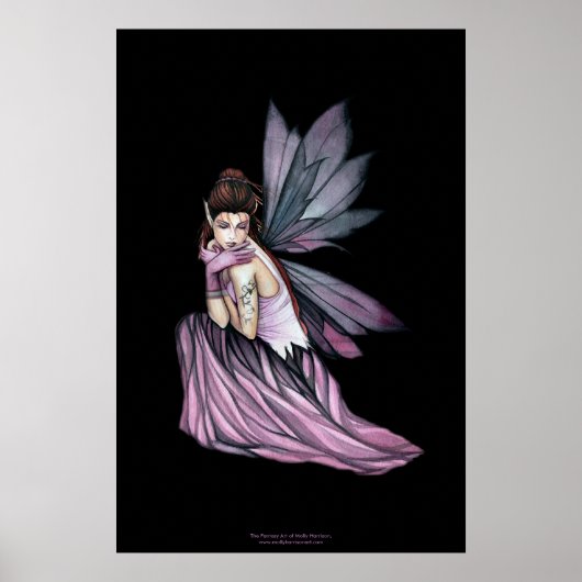 Beaufitul Gothic Fairy Poster van Molly Harrison (Voorkant)