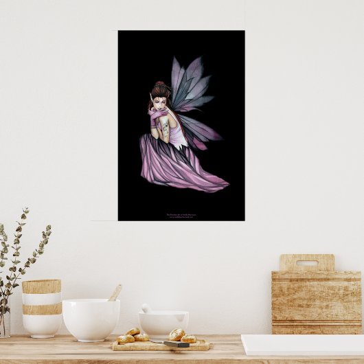 Beaufitul Gothic Fairy Poster van Molly Harrison (Keuken)