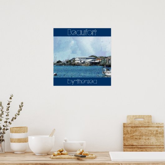 Beaufort, bij het zee poster (Keuken)